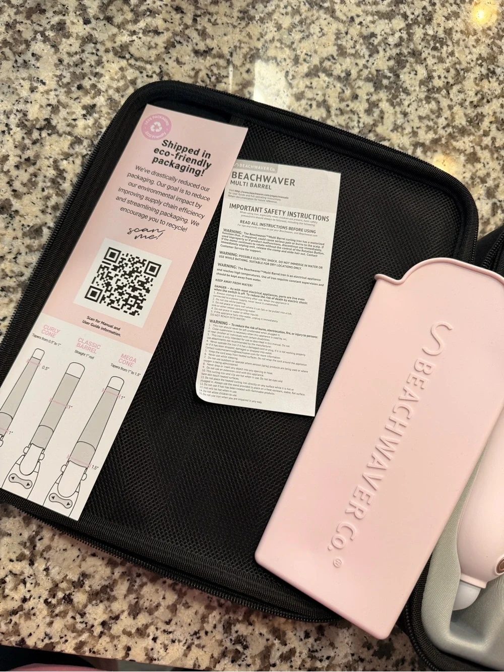 The Beachwaver Co. Multi-Barrel Curling Iron Set in Pink and Rose Gold